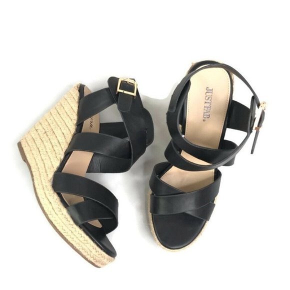 Joan Espadrille Wedge sz 8.5 - Picture 3 of 6